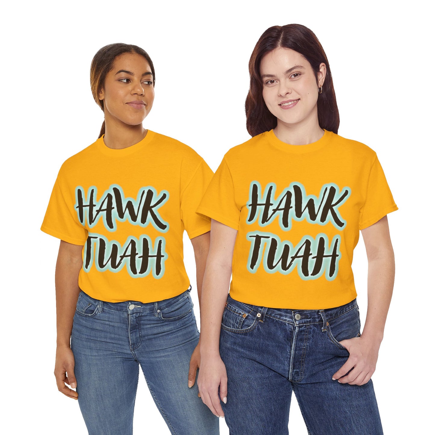 HAWK TUAH Original JAQZ Shack print Tee-Shirt