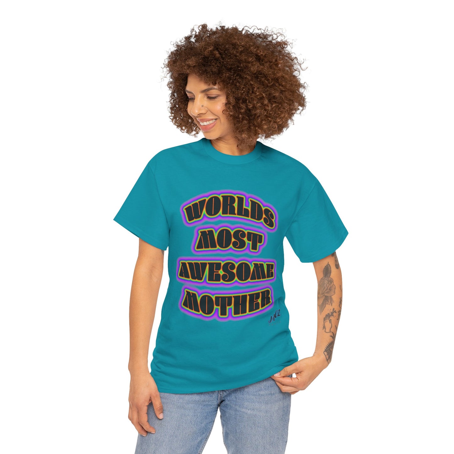 "The Worlds Most Awesome Mother" Original JAQZ Shack print Tee-Shirt