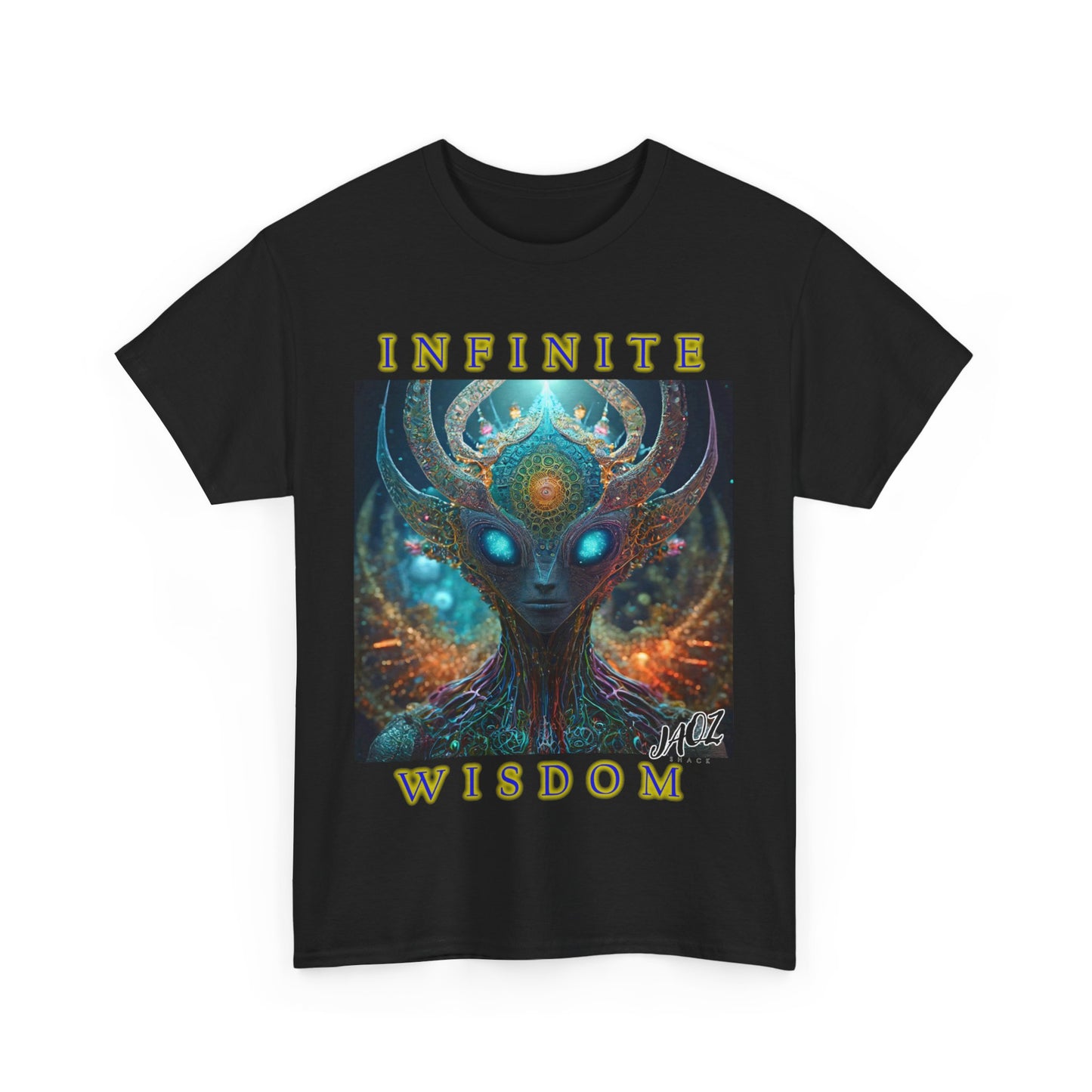 Infinite Wisdom Unique JAQZ Shack print Unisex Heavy Cotton Tee