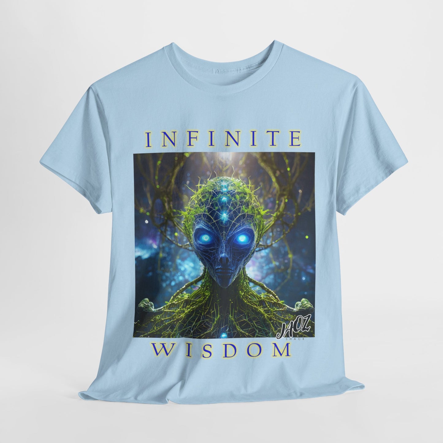 Infinite Wisdom Unique JAQZ Shack print Unisex Heavy Cotton Tee