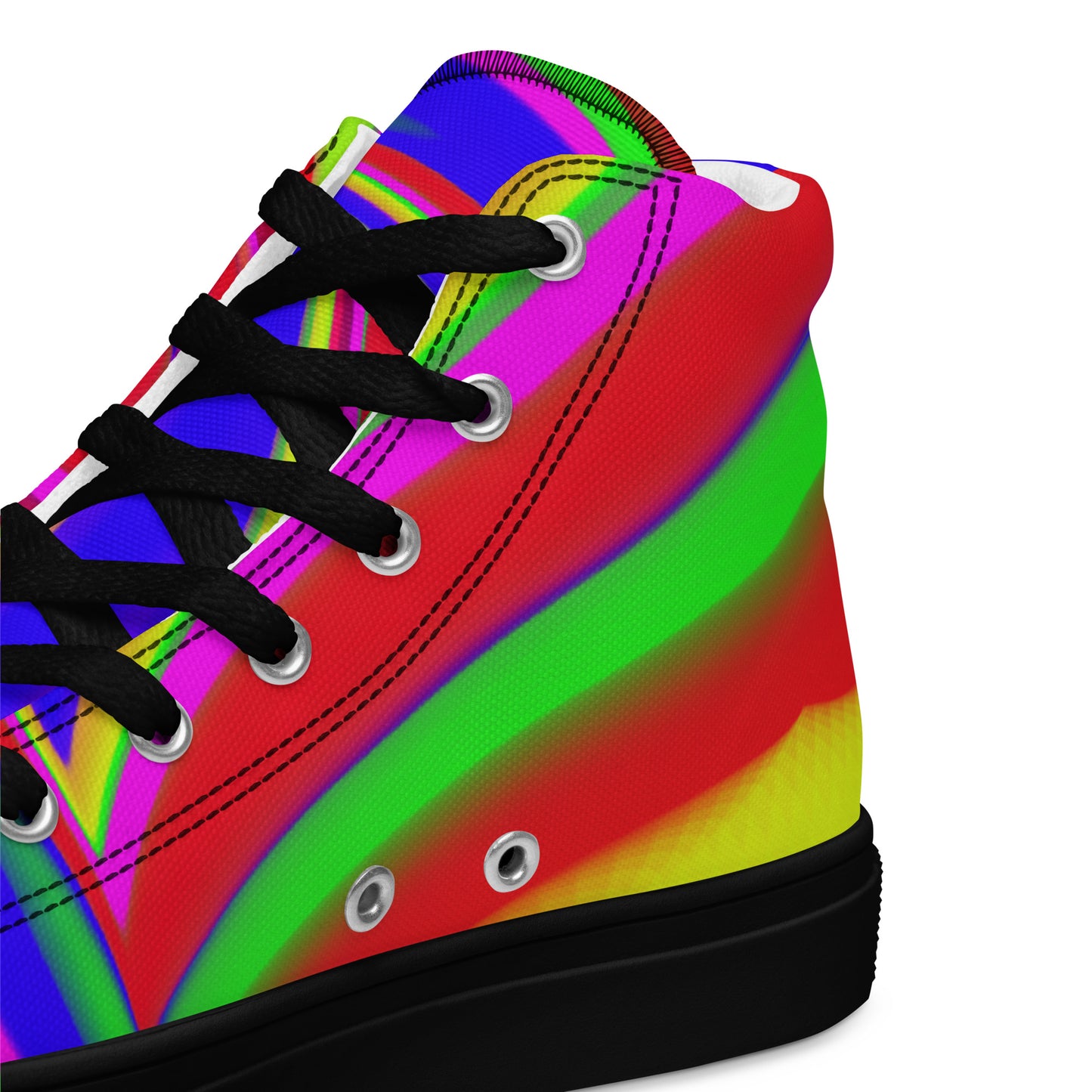 JAQZ Shack Psychedelic Women’s high top canvas shoes