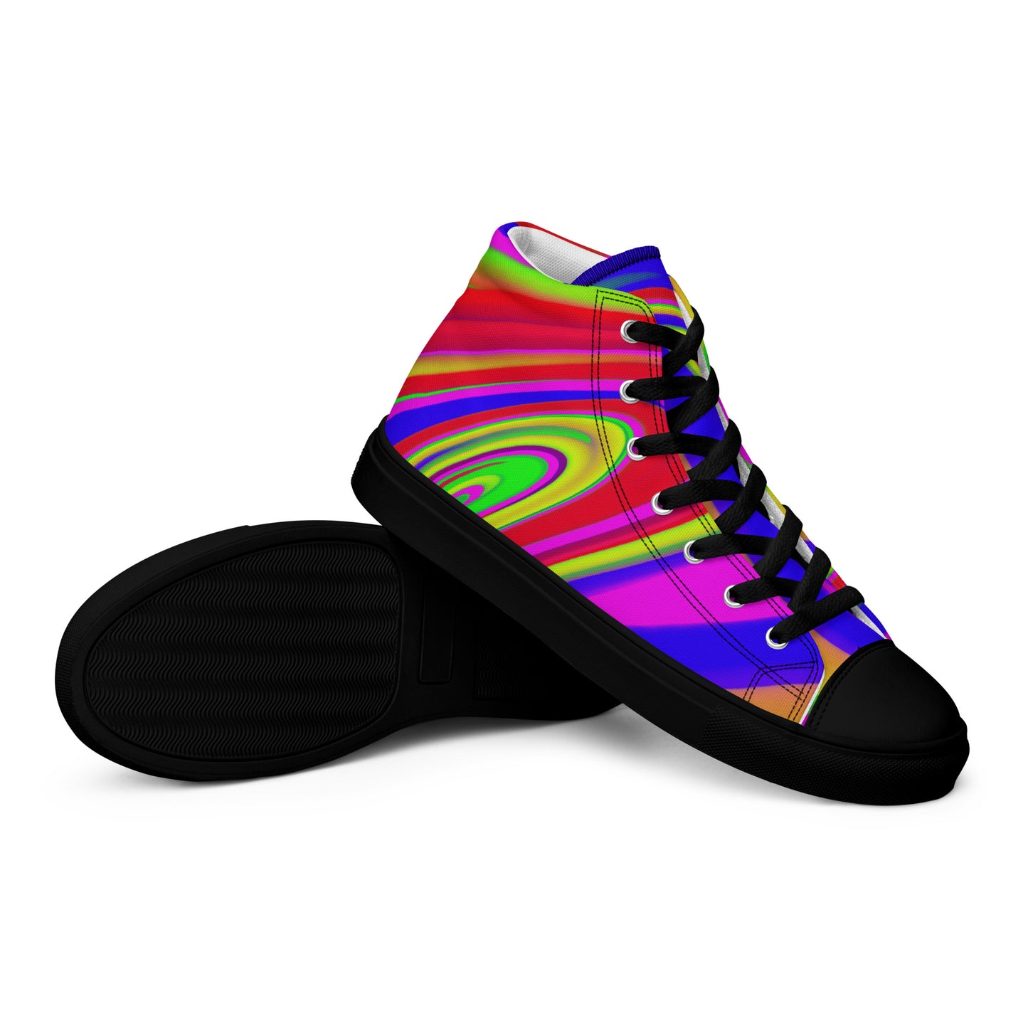 JAQZ Shack Psychedelic Women’s high top canvas shoes