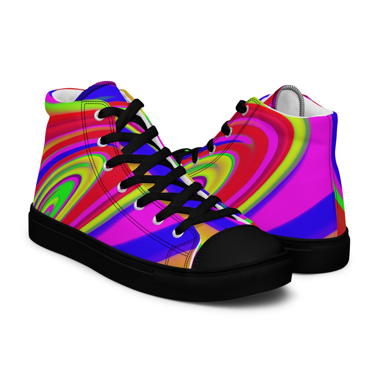 JAQZ Shack Psychedelic Women’s high top canvas shoes