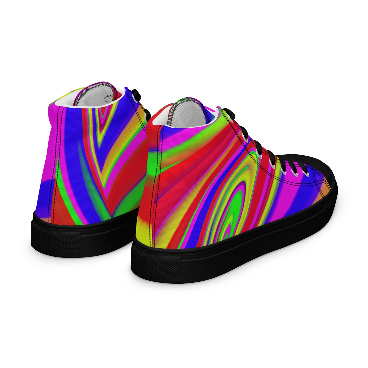 JAQZ Shack Psychedelic Women’s high top canvas shoes