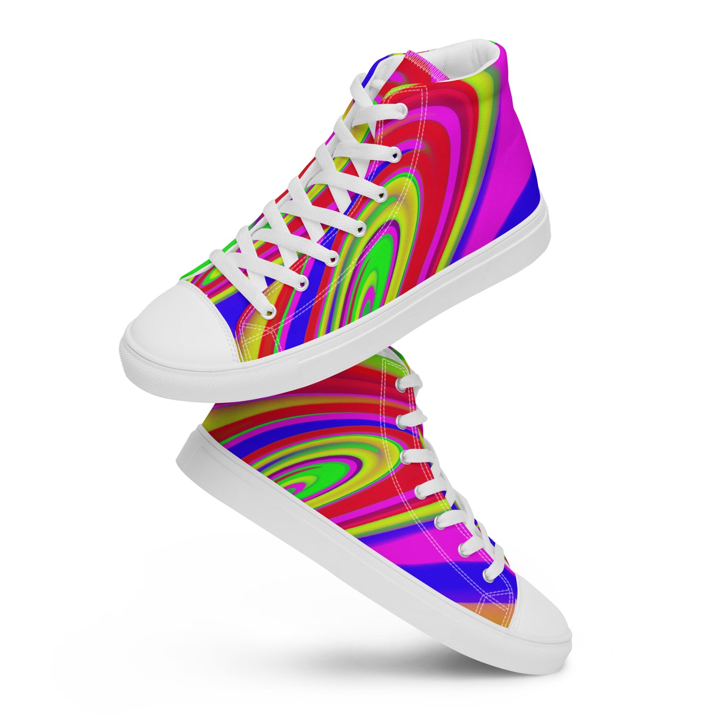 JAQZ Shack Psychedelic Women’s high top canvas shoes